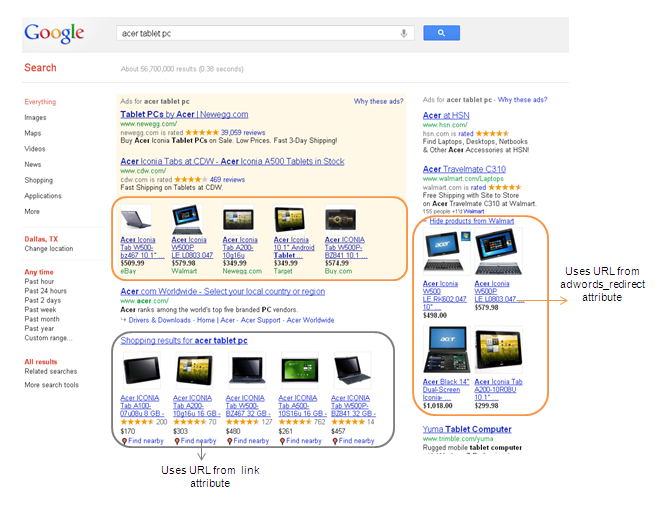 Product Listing Advertising
